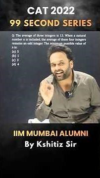 99 Percentile in 99 Seconds Series 🔥 | Question 10 | CAT PYQ | Be in the Top 1%