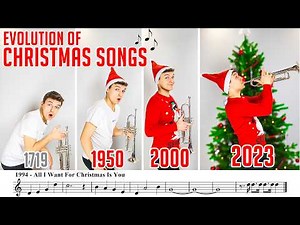 Evolution of Christmas Music (1719-2024) BUT.. with Sheet Music / Notes!