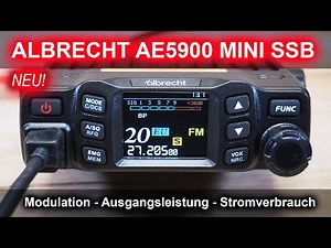 CB radio: Brand new 😎 Albrecht AE5900 MINI SSB - Output power - Modulation - Power consumption #c...