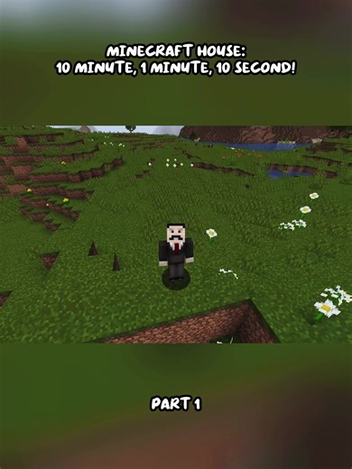Construye una casa en Minecraft en 10 minutos