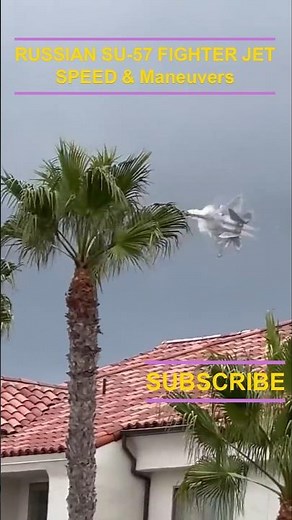 Russian Su-57 Fighter Jet: Amazing Speed & Maneuvers in Action
