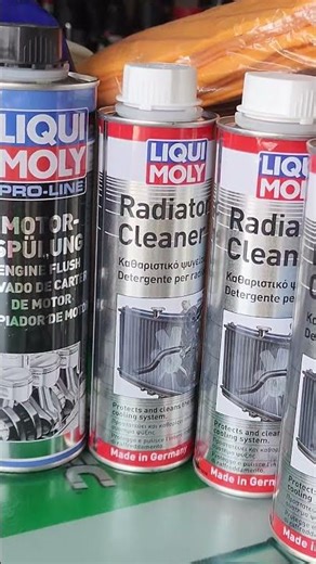 Liqui Moly Additives 1.Proline Motor Flush 2. Catalytic System Clean 3. Radiator Cleaner #liquimoly