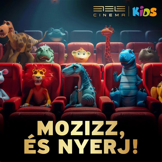 Mozizz és nyerj! 😍 Vásárolj jegyet a kijelölt filmek egyikére az ETELE Cinema-ba, töltsd fel a mozijegyeden található kódot az Etele App-on keresztül, és nyerj ajándék jegyeket, amikkel akár az új KIDS terembe is beülhetsz! 🎥🍿 A játékban részt vevő filmek: ⭐️ Agymanók 2 ⭐️ Szuperék ⭐️ Gru 4 ⭐️ Garfield ⭐️ Kung Fu Panda 4. ⭐️ Blue Lock The Movie – Episode Nagi A játék időtartama: 2024. június 17. - július 1. Sorsolás: 2024. július 2. 👉 További részletek az Etele App-ban. | Etele Plaza