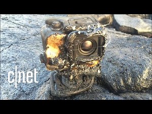 Lava overtakes a GoPro