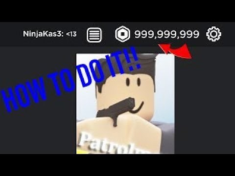 How to make it look like you have a lot of robux.