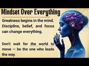 Mindset Over Everything 🧠 || 10 Powerful Steps to Build an Unstoppable Mindset || Graded Reader ✅