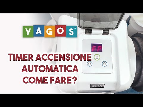 Come impostare il timer accensione automatica su pompa piscina Intex 26644 26646 26648 26652
