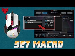 How to Set Macros in EvoFox Blaze Mouse Software | Full Easy Guide for Beginners 🔥🎮