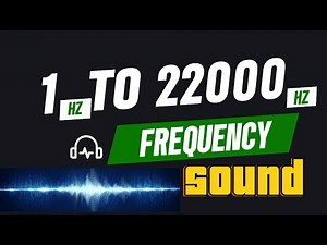 Disturbing sound: 1 Hz to 22,000 Hz for Deep Listening. #frequency #music #