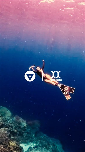 A world that sways gently, bringing peace to your heart. - YAMAMOTO makes wetsuits material to create the world where people can enjoy their own “Blue.” - Nice clip📸 🔁 @hina.maris 👠 @@alchemy_hellas - #diving #freediving #yamamoto #limestonerubber #wetsuit #madeinjapan | Yamamoto corporation