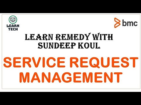 BMC Service Request Management | SRD Creation | AOT | PDT | SRD Catalogue | Service Request