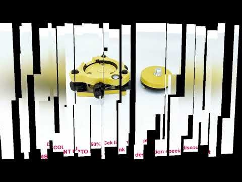 Tribrach With Optical Plummet & GPS Tribrach Adapter Carrier With 5/8"x11 Mount Rotate Screw For