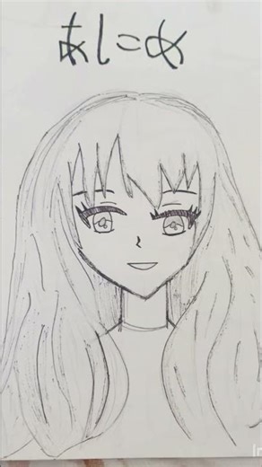 Easy Anime sketching for beginners✏️😍 #animedrawing #easyforbegginers