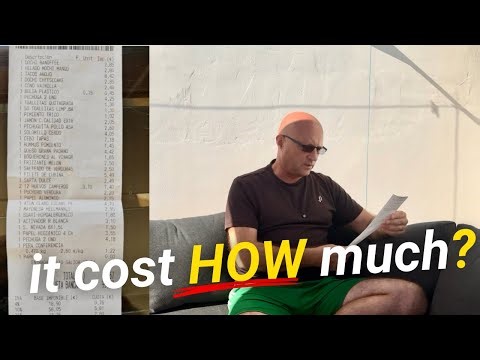 Cost of living in Spain FOOD SHOP COST how much?
