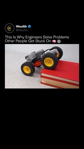 MᴏᴛɪᴠᴀᴛɪᴏN | Feelings | Quotes on Instagram: "Here’s a cleaner, sharper version with a strong engineering-focused flow — and updated follow 👇 Instead of forcing one solution to work everywhere, engineers redesign the system to fit the environment. 🔧🌍 In this experiment, the same LEGO car is rebuilt multiple times to overcome different obstacles, slopes, and surfaces — not by adding more power, but by changing geometry, wheel size, weight distribution, and contact points. Each configuration ex