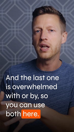 🙂 Learn Natural English Phrases for Feelings and Reactions In this lesson, you’ll learn several common phrases we use to talk about emotions — sadness, happiness, disappointment, pride, and feeling overwhelmed. These expressions appear constantly in everyday English. ⸻ 😢 Sad about / Happy about Used to talk about how you feel regarding a situation or event. → We’re so sad about what happened. → Are you happy about your new job? ⸻ 🧒 Disappointed with / Pleased with Often used by teachers, pare