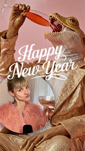 Ariane Gebhardt on Instagram: "If you wanna create a talking lizard like this, comment “AI” and I’ll send you my prompts + the tool link. 🦎🥂 This whole piece was made inside Adobe Firefly — using NanoBanana + Veo 3.1. Big thank you, @adobe for an incredible year. I’ve grown up with your tools and used them my whole life, and I love seeing you push AI while also building such a strong, supportive community around it. That combo is truly unique — and honestly unforgettable. @adobe_de @adobefiref