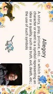 Allegory, Literary devices terms, TGT PGT NET English