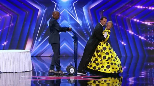 Strange, unexpected, and wildly entertaining! Pasha and Ailona shocked the judge panel. | AGT Auditions