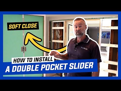 How To Install a Double Pocket Door - Cavity Slider with Soft Close.