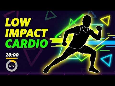 20-Minute Low Impact Cardio Workout | No Jumping | Warm Up Arcade (Day 1/10)