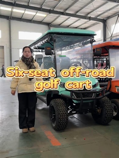 This six-seat off-road golf cart is built for adventure! Rugged, spacious, and eco-friendly, it’s perfect for group explorations, resorts, and tackling any terrain with ease#electricvehicle #electriccar #sightseeing #electricscooter