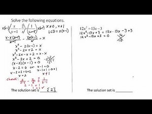 Solving Mixed Equations Part 2 13 5 3