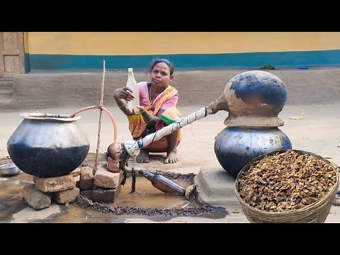 mahua wine making at home | how to make mahua daru at home | wine | strong wine | village cooking
