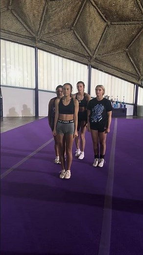College Cheer Stunt | Elmira Cheer Tryout