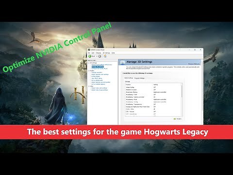 The best settings on NVIDIA graphics hight performance for game | optimize NVIDIA Control Panel