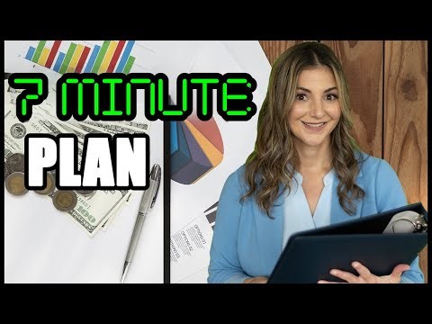 Create Your Own Financial Plan in 7 Minutes!