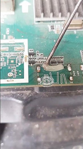 remove the hdmi connector port #solderingtutorial #repair #serviselektronik #skills #ideas