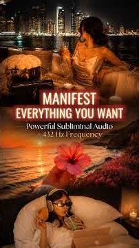 ✨ Manifest Everything You Want FAST | Powerful Subliminal #shorts