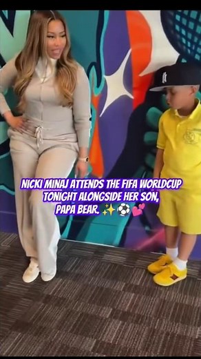 Nicki Minaj and Papa Bear are making a special appearance at #FIFAWorldCup tonight! 💖#nickiminaj