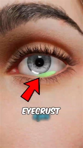 Why Do Your Eyes Get Crusty While You Sleep 😳👁️