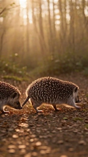 Tiny Forest Friends Just Being Adorable 🌿🦔