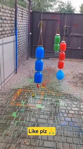 Color Smash Bottles | Ultimate Paint Explosion Fun #shorts #viral