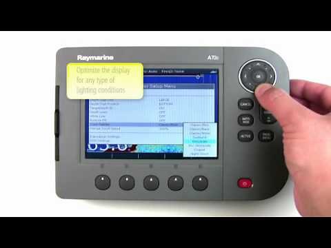 Raymarine A-Series - Fishfinder.flv