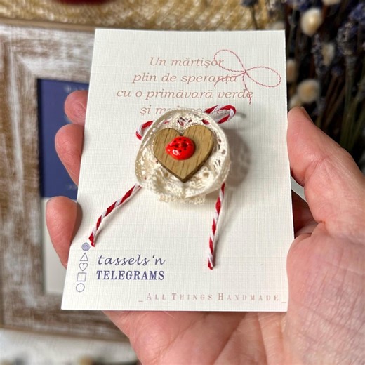 SPRING Tale. Romanian Martisor. Handmade Brooch. Romanian Traditional Spring Brooch. Bulgarian Martenitsa. Baba Marta. Gift - Etsy UK