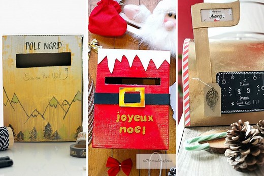 Voici 10 idées magiques pour créer une boîte aux lettres du Père Noël