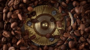 Grinding Roasted Coffee Beans Spinning Burr Stock Footage Video (100% Royalty-free) 1091046883 | Shutterstock