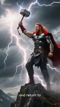The Forging of Mjölnir: When Loki’s Trick Created a God’s Hammer, #NorseMythology#Mjolnir