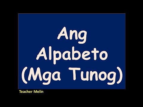 ANG ALPABETO