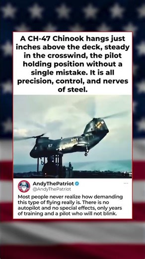 Pilot Skill on Full Display: CH-47 Precision Hover