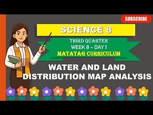 SCIENCE 8: Q3_WEEK 8-DAY 1: WATER AND LAND DISTRIBUTION MAP ANALYSIS ||MATATAG CURRICULUM