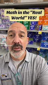 2.7K views · 21 reactions | The grocery store is the perfect place to have your child practice mental math. Look for opportunities to compare prices. #mathlesson #division | Superteacherguy | Facebook