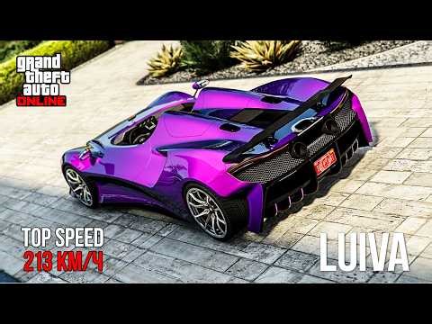 Обзор самого быстрого суперкара в GTA Online – Progen Luiva