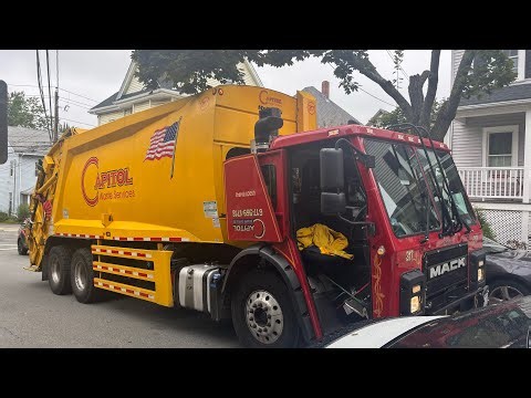 Capitol Waste Services 317 ~ Mack LR McNeilus Rear Loader