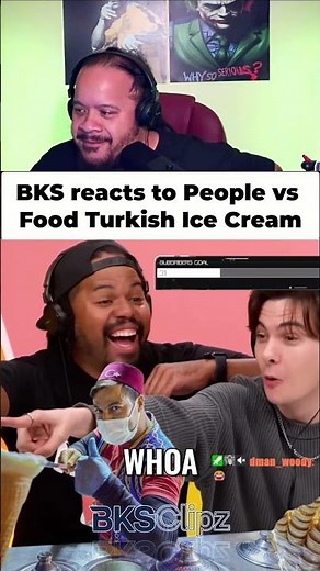 BKS Loses It Over People Vs Food Try Not To Eat Turkish Ice Cream 😂🍦