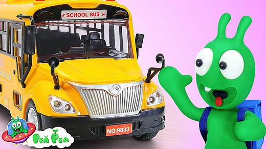 Pea Pea's on a Hot and Cold School Bus - Cartoon for kids #videoforkids #cartoonforkids #PeaPea #kids #cartoon | Kids TV
